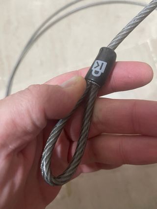 2 Cables de seguridad acero portátil/monitor