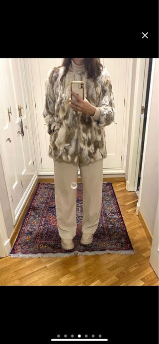 Abrigo piel conejo Zaragoza