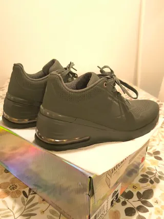 Skechers donna 38 verdi AirCooled Memory Foam