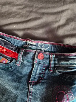 Falda vaquera Desigual niña T.4