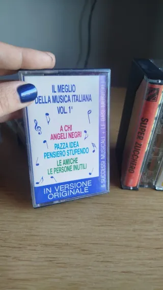 Lotto 12 musicassette vintage