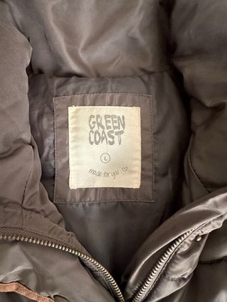 Chaquetón mujer verde oliva talla L