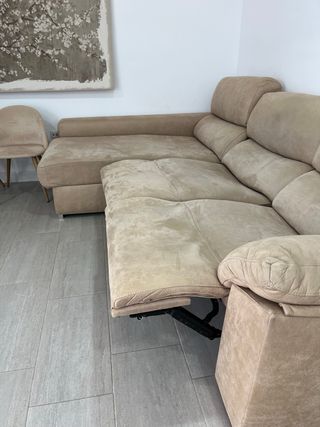 Sofá Chaiselongue Relax Eléctrico 3 Plazas