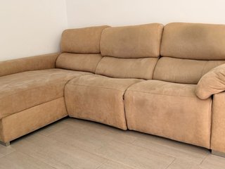 Sofá Chaiselongue Relax Eléctrico 3 Plazas