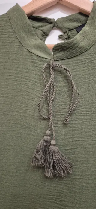 Vestito donna verde militare