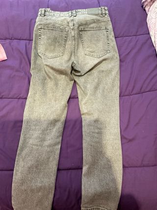 Pantalón vaquero gris Pull&Bear