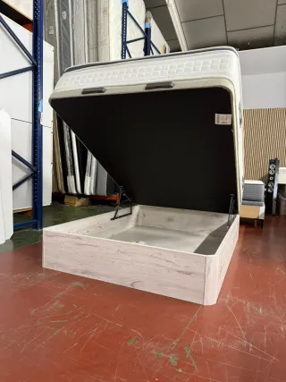 Canapé Madera Blanco Ártico 135x190