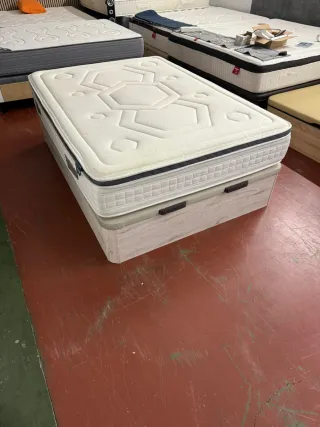 Canapé Madera Blanco Ártico 135x190