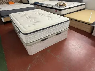 Canapé Madera Blanco Ártico 135x190