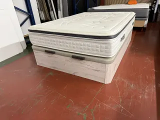 Canapé Madera Blanco Ártico 135x190