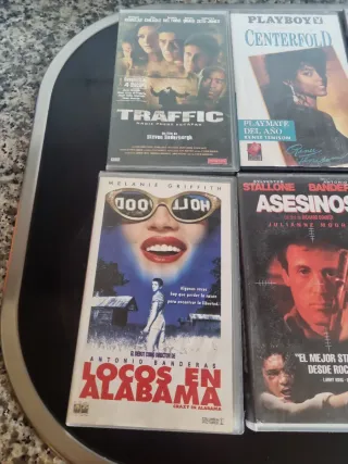 Lote 6 Películas VHS: Traffic, Asesinos, Amor y Gu