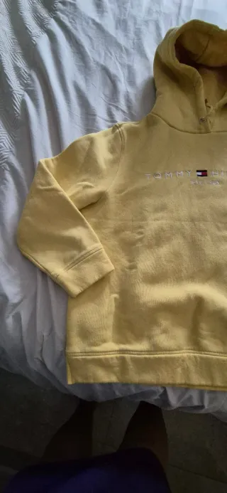 Felpa Tommy Hilfiger Gialla Donna