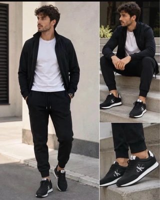Zapatillas Calvin Klein Jeans Negras y Blancas