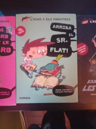 Colección de libros de l'agus i els monstres