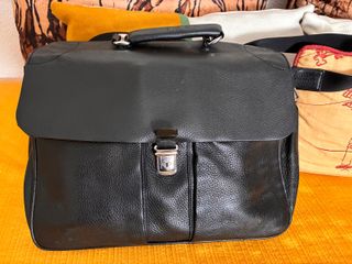 Bolso / maletín de piel negra - MARLO GYME