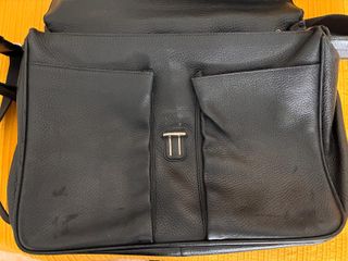 Bolso / maletín de piel negra - MARLO GYME