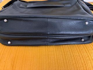 Bolso / maletín de piel negra - MARLO GYME