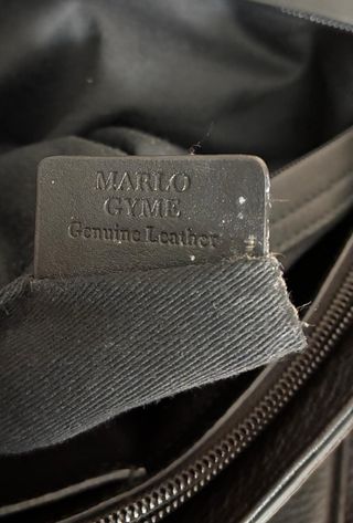 Bolso / maletín de piel negra - MARLO GYME