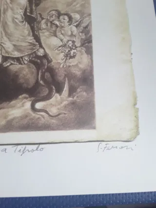 Stampa su carta Omaggio a Tiepolo