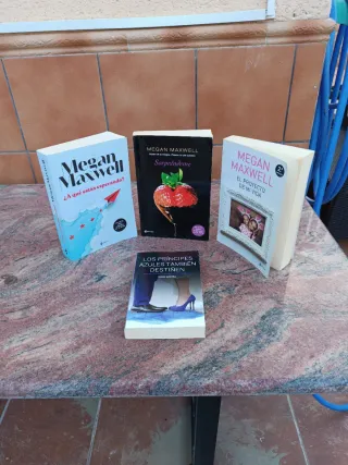 4 libros de Megan Maxwell