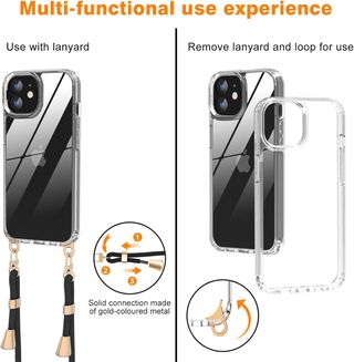 Funda iPhone 12/12 Pro con Cuerda Ajustable