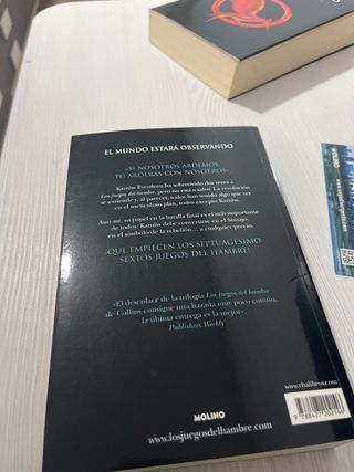 Serie Los Juegos del Hambre - Sinsajo