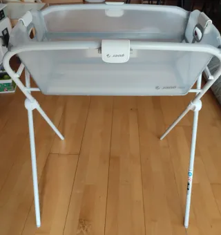 Bañera bebe plegable + soporte Jané