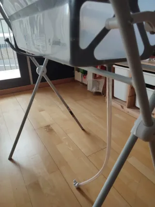 Bañera bebe plegable + soporte Jané