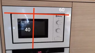 Microondas Integrable Balay Blanco