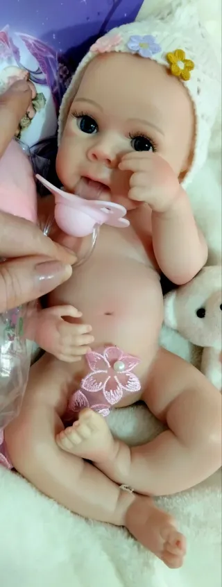Bebé Reborn Silicona 33.34 cm