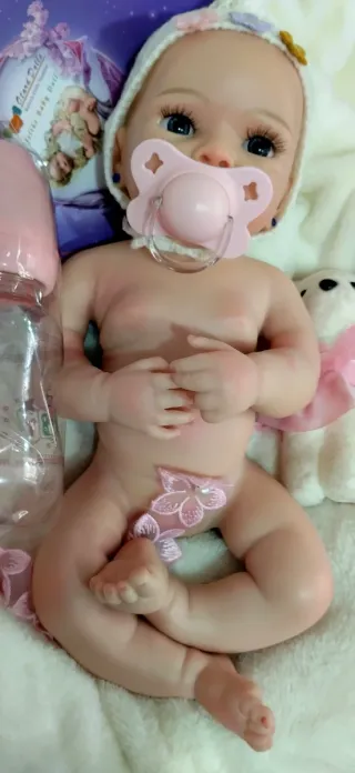 Bebé Reborn Silicona 33.34 cm