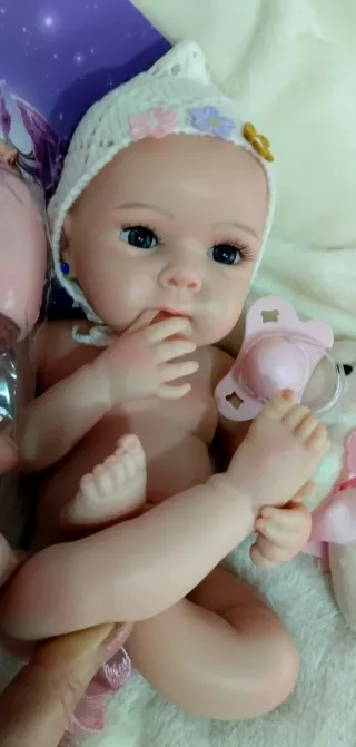 Bebé Reborn Silicona 33.34 cm