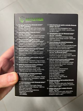 Base ricarica 4 JoyCon Nintendo Switch