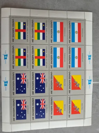 Francobolli ONU non timbrati