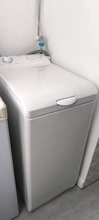 Lavadora carga superior blanca