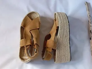 Sandalias Bimba y Lola Cuña Esparto