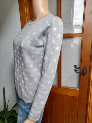 Jersey MANGO Gris Plata