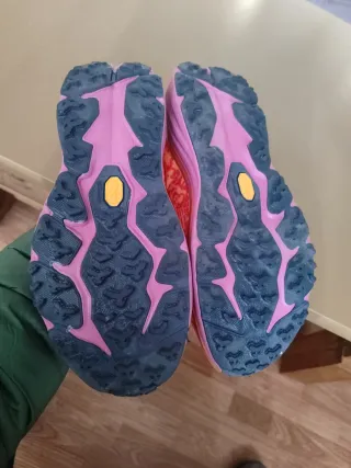 Zapatillas Hoka Naranja y Rosa