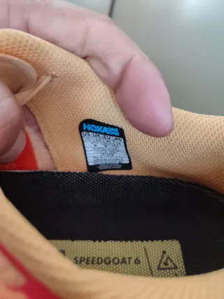 Zapatillas Hoka Naranja y Rosa