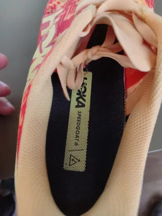 Zapatillas Hoka Naranja y Rosa