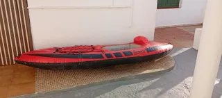 Kayak Hinchable Rojo con Remo