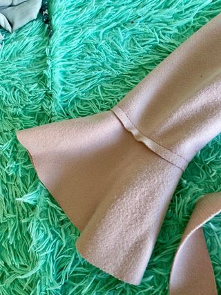 Abrigo corto rosa talla M