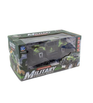 Jeep militare telecomandato in scala 1:18 con luci