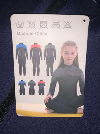 Traje de neopreno Kleyou infantil talla 12/14 años