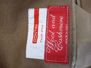 Cappotto lungo uomo Lana e Cashmere Contini Vintag