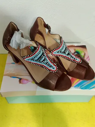 Sandalias Dossan Glitter Talla 37