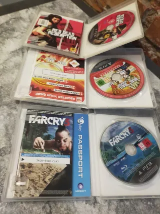 3 Juegos PS3: Red Dead Redemption, Far Cry 3, Drag