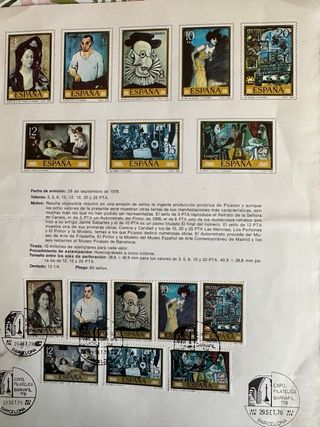 Sellos Picasso Barnafil 78
