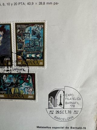 Sellos Picasso Barnafil 78