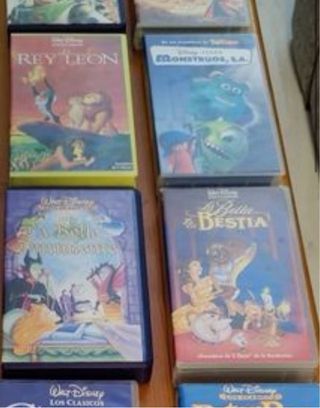 El Rey León y La Bella y la Bestia VHS